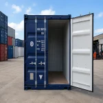 10ft Blue Shipping Container – New One Trip RAL 5013 (Unit 4)
