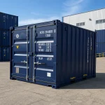 10ft One-Trip Shipping Container – Blue (Unit 3)
