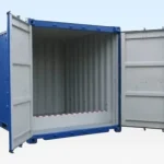 10ft Used Raised Bunded Store – Cargo Worthy – Blue