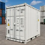 10ft White Shipping Container – New One Trip RAL 9003 (Unit 2)
