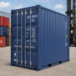 10ft x 8ft One Trip Shipping Container – Blue