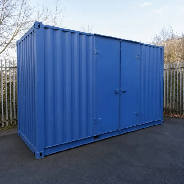 12ft x 8ft Steel Store Cabin – Stackable Site Storage