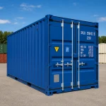 20ft One-Trip Shipping Container — New – Blue