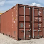 20ft Standard Wind & Watertight Shipping Container – Brick Red