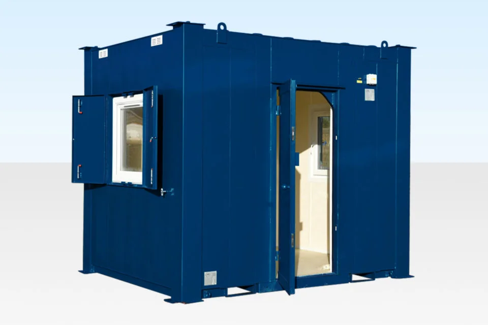 3 Window Security Gatehouse – New – Blue