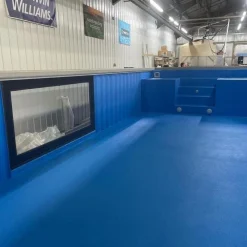 40ft Container Pool – Blue Interior