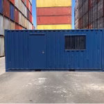 Blue Shipping Container Office