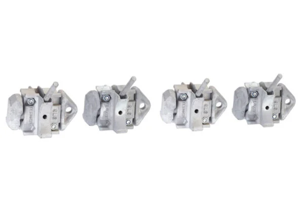 Container Twist Locks – Set of 4, Galvanised Cast Steel