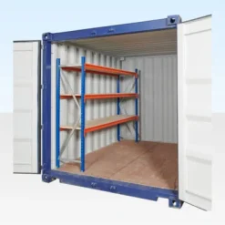Shipping Container Racking Kit | 3-Tier Steel Shelving