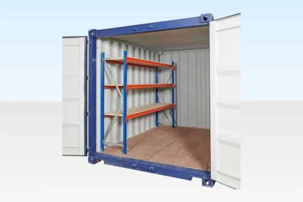 Shipping Container Racking Kit | 3-Tier Steel Shelving